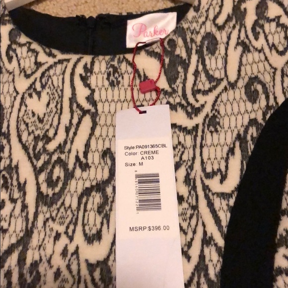 Long-sleeved fitted Parker mini dress - Picture 3 of 4